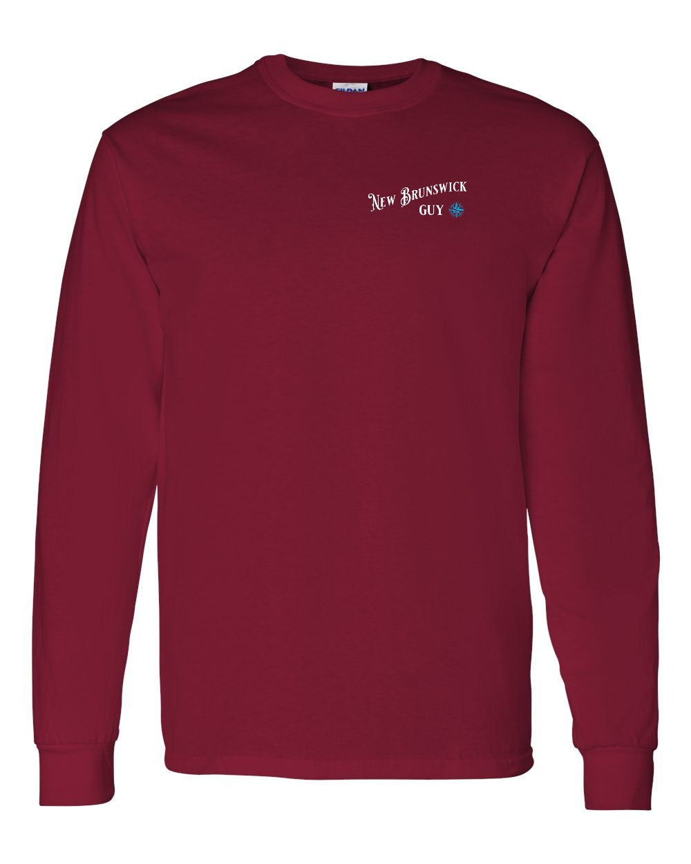 NB Guy Blue Left Chest Long Sleeve Tee - Unisex