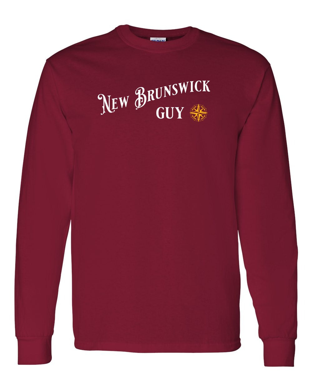 NB Guy Yellow Compass Long Sleeve Tee - Unisex