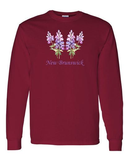 New Brunswick Lupins Full Long Sleeve Tee