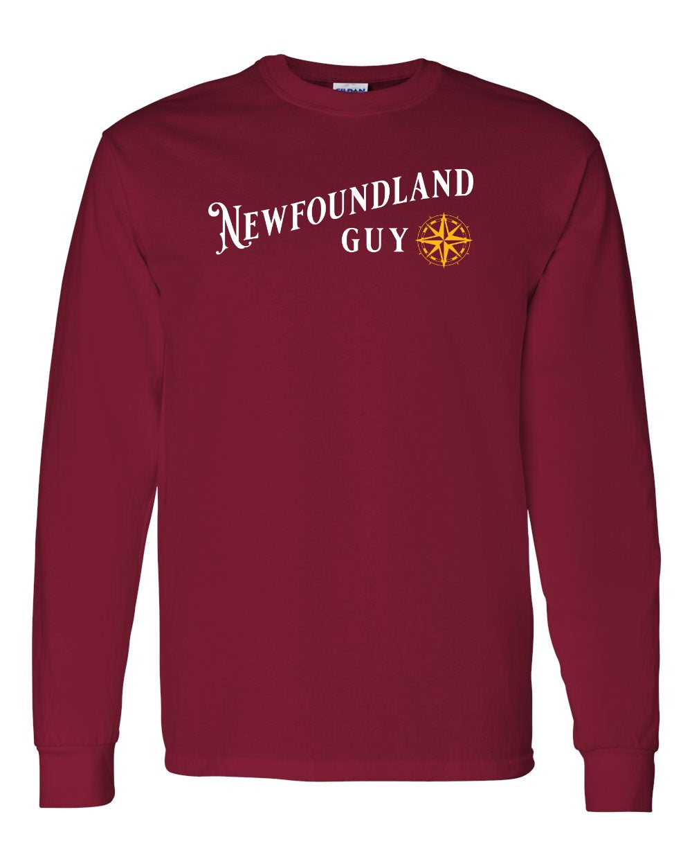 NFLD Guy Yellow Compass Long Sleeve - Unisex