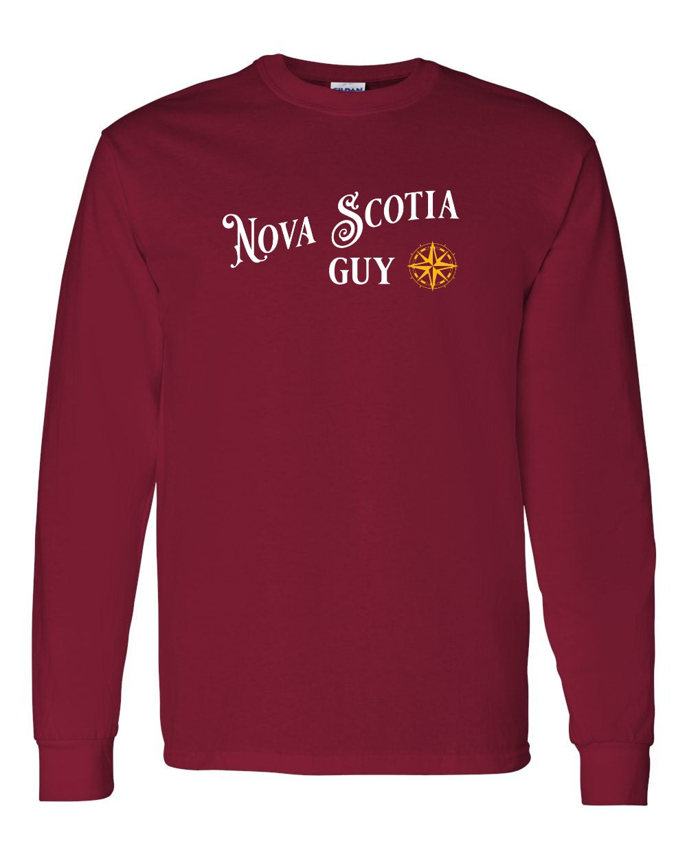 NS Guy Yellow Compass Long Sleeve Tee - Unisex