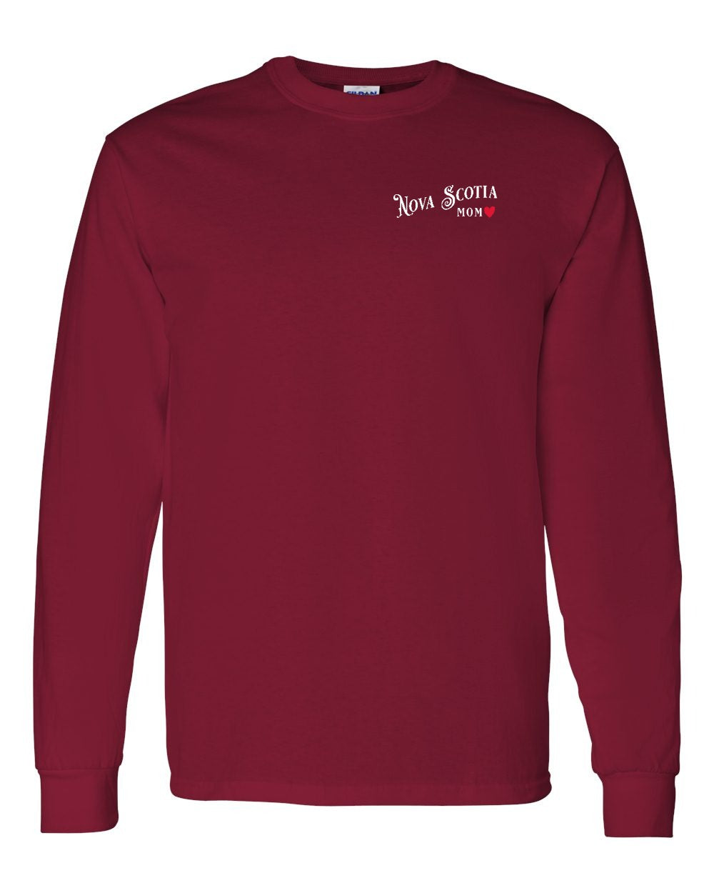 Nova Scotia Mom Left Chest Long Sleeve Tee