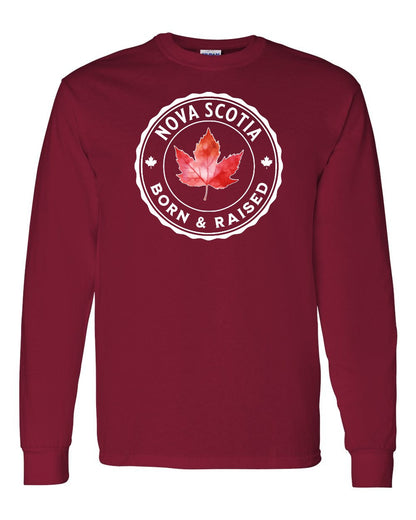 Born and Rasied Nova Scotia Full Long Sleeve