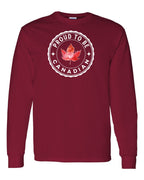 Proud to be Canadian Leaf Long Sleeve - Gildan Canada (sewn Internationally) - Unisex