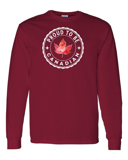 Proud to be Canadian Leaf Full Long Sleeve