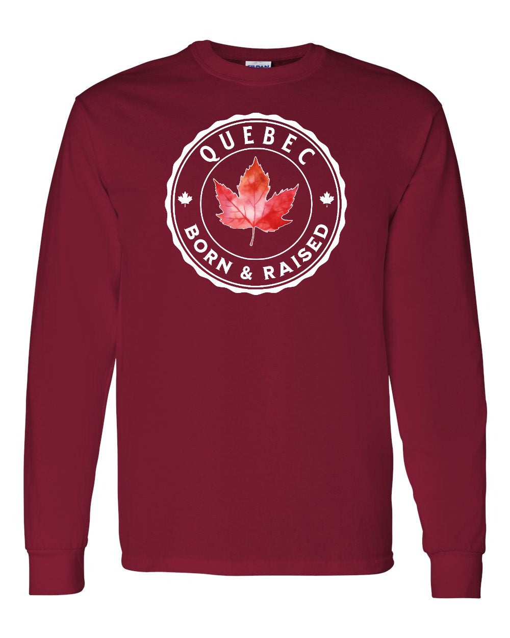Born and Raised Quebec Long Sleeve - Gildan Canada (sewn Internationally) - Unisex
