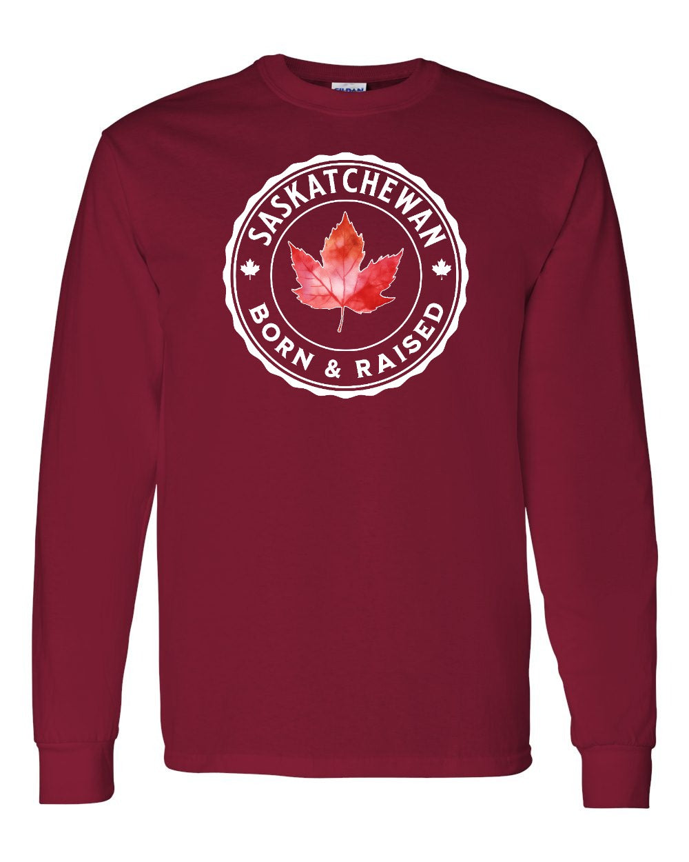 Born and Raised Saskatchewan Long Sleeve - Gildan Canada (sewn Internationally) - Unisex