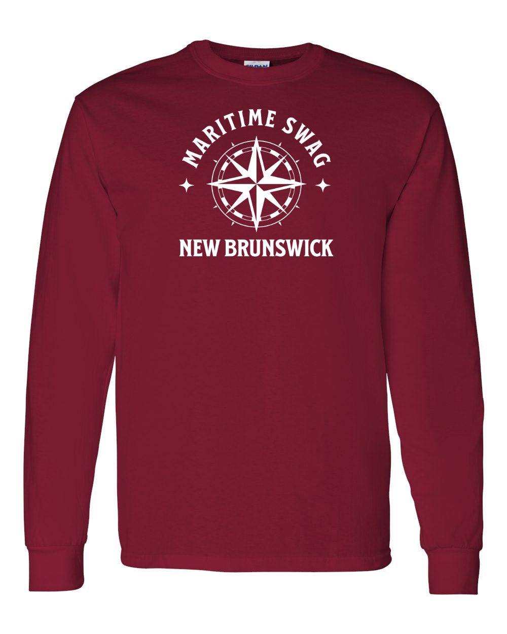 Maritime Swag New Brunswick Compass Full Long Sleeve Tee