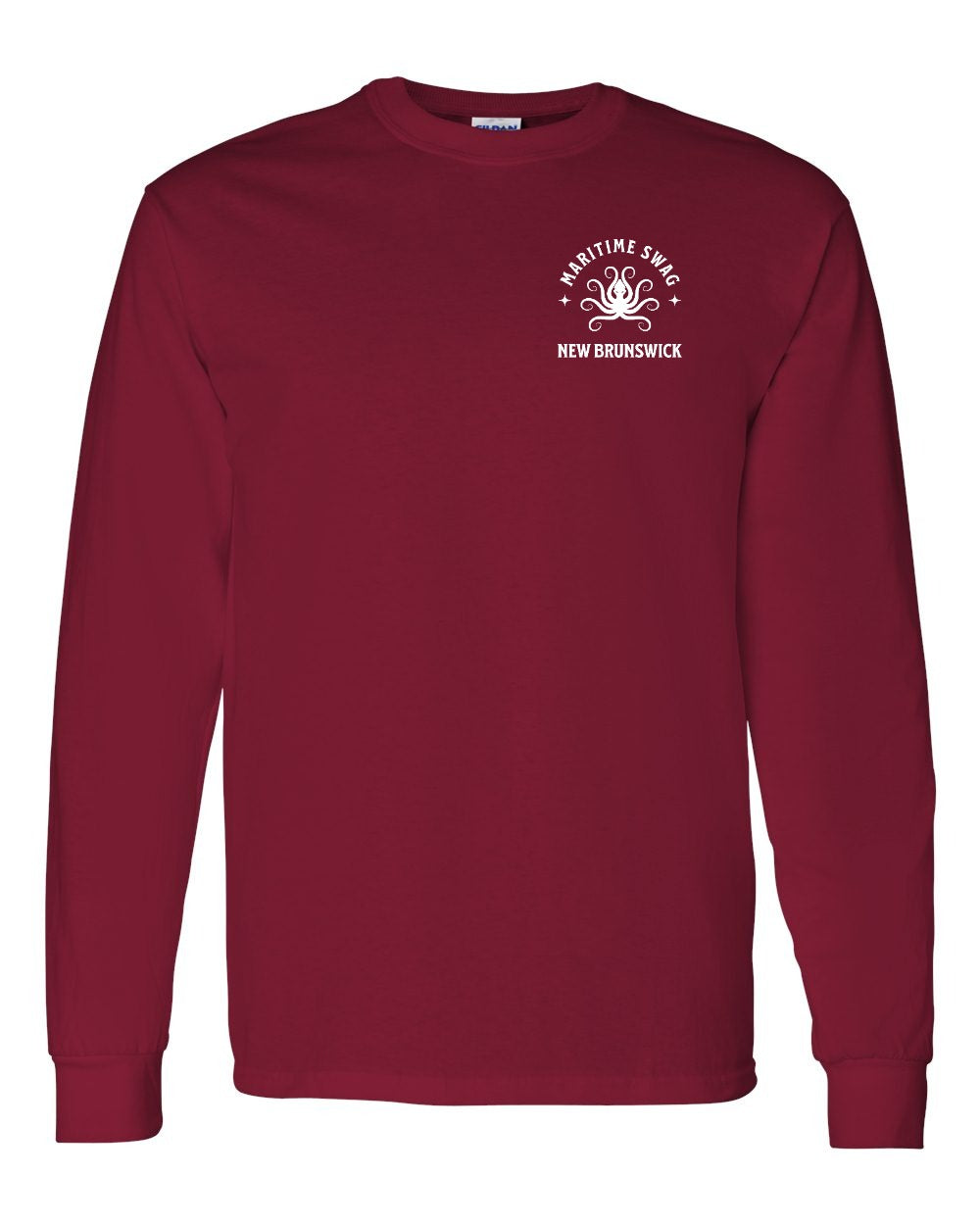 Maritime Swag NB Octopus Left Chest Long Sleeve Tee - Unisex