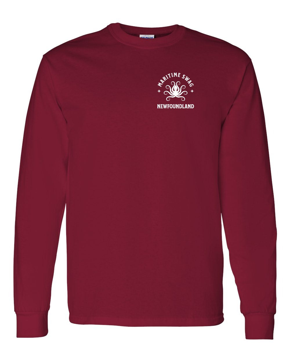 Maritime Swag NFLD Octopus Left Chest Long Sleeve - Unisex