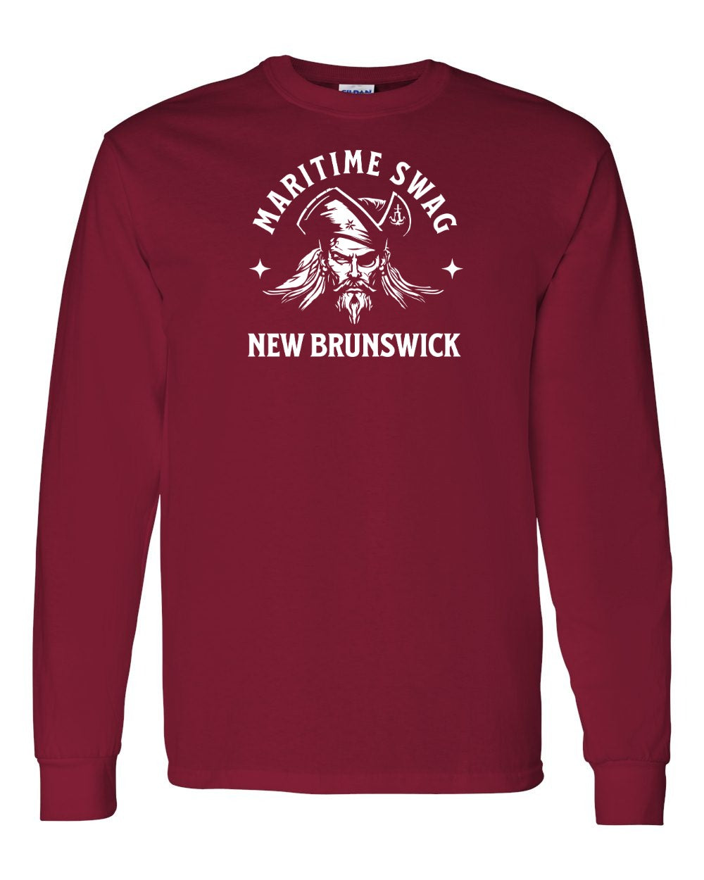 Maritime Swag New Brunswick Pirate Full Long Sleeve Tee