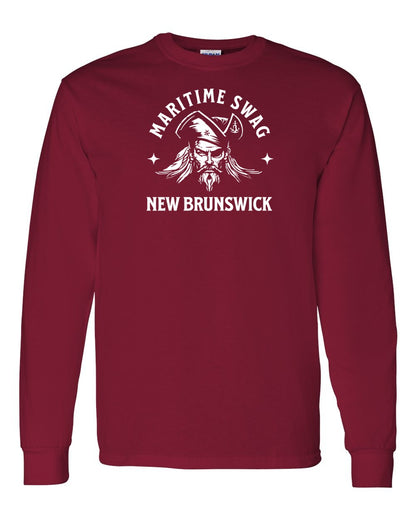Maritime Swag New Brunswick Pirate Full Long Sleeve Tee