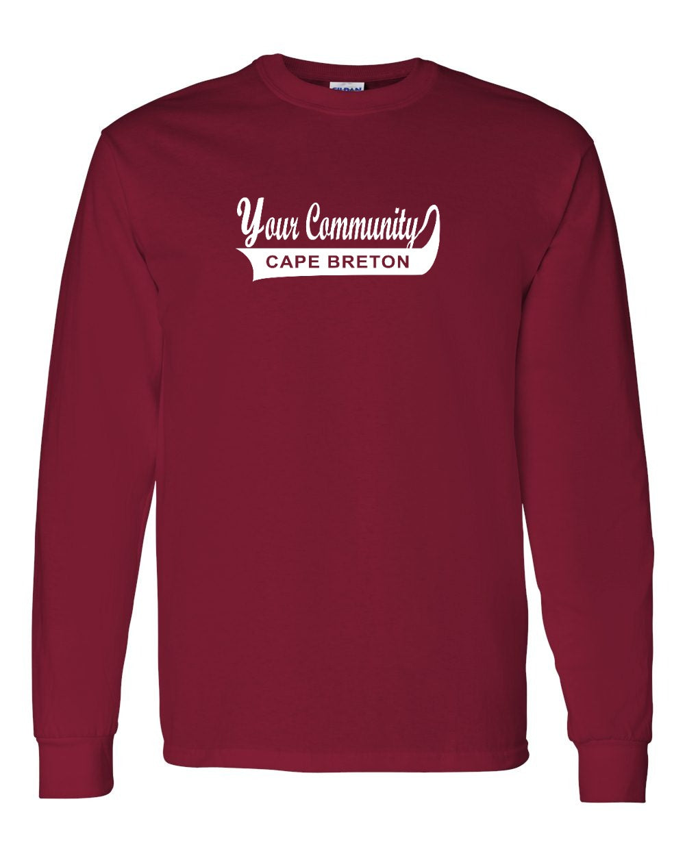 Custom Your Community Swoop (CB) Long Sleeve Tee - Unisex