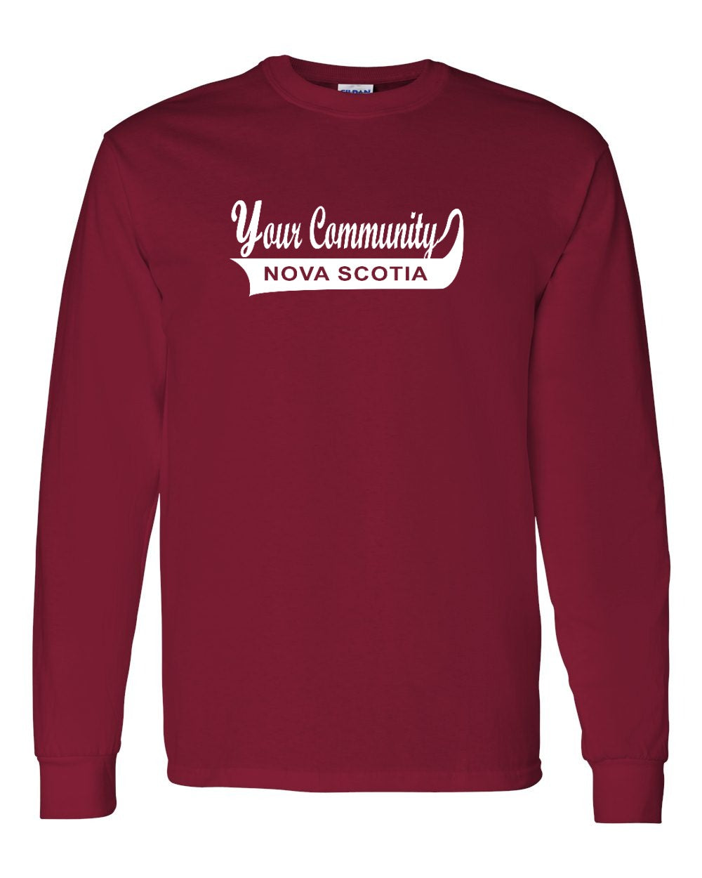 Custom Your Community Swoop (NS) Long Sleeve Tee - Unisex