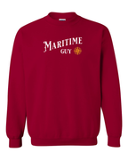 Maritime Guy Yellow Compass Crewneck Sweatshirt - Unisex