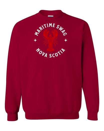 Maritime Swag Nova Scotia Mandala Red Lobster Full crew-neck