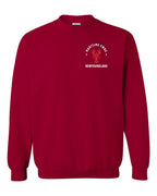 Maritime Swag NFLD Mandala Red Lobster Left Chest Crewneck Sweatshirt - Unisex