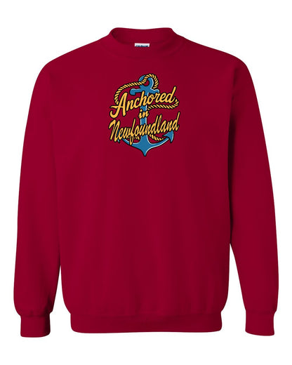 Anchored in Newfoundland (New Design) Full Crewneck Sweatshirt