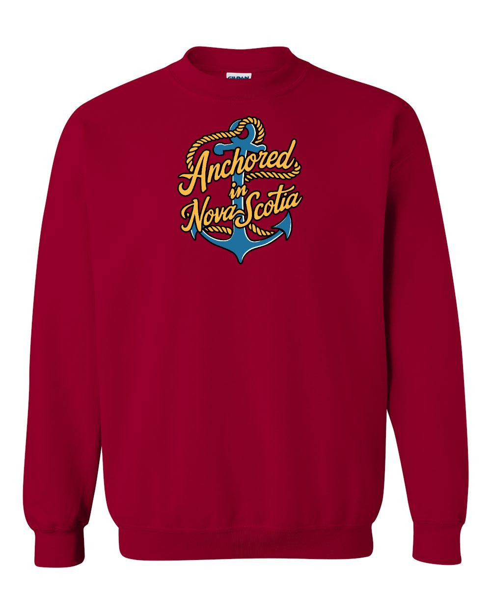 Anchored in Nova Scotia (New Design) Full crew-neck