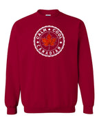 Calm Cool Canadian Leaf Crewneck Sweatshirt - Gildan Canada (sewn Internationally) - Unisex