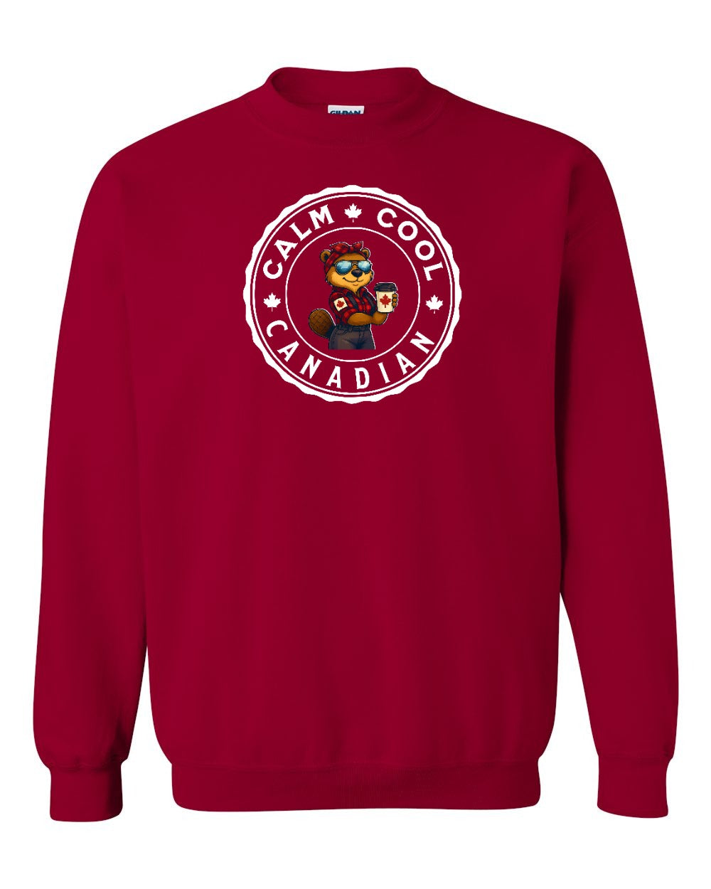 Calm Cool Rosie Sunglasses Crewneck Sweatshirt - Gildan Canada (sewn Internationally) - Unisex