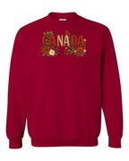 Canada Flowers Crewneck Sweatshirt - Gildan Canada (sewn Internationally) - Unisex