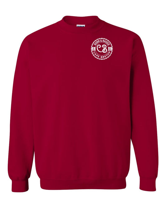 Born & Raised Cape Breton Left Chest Crewneck Sweatshirt
