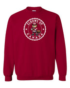 Elbows up Beaver Crewneck Sweatshirt - Gildan Canada (sewn Internationally) - Unisex