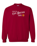 Living the CB Life yellow Crewneck Sweatshirt - Unisex