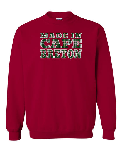Made In Cape Breton Tartan Full Crewneck Sweatshirt