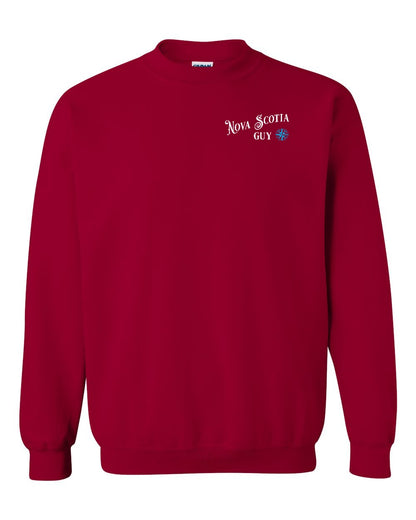 Nova Scotia Guy blue Left Chest crew-neck