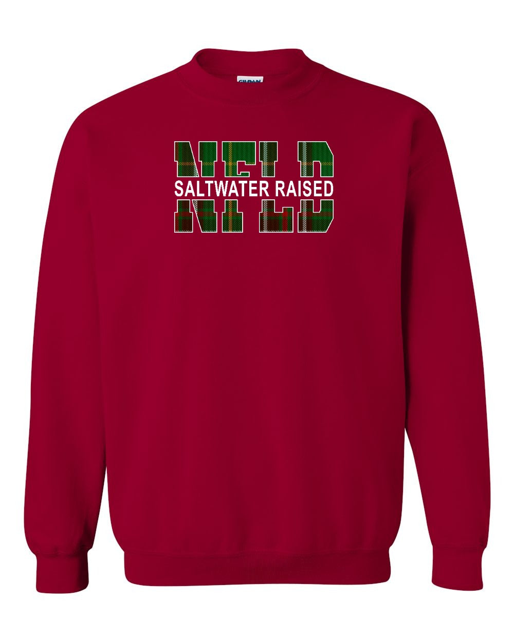Newfoundland Saltwater Raised Full Front Sweatshirt Printed NOT STITCHED