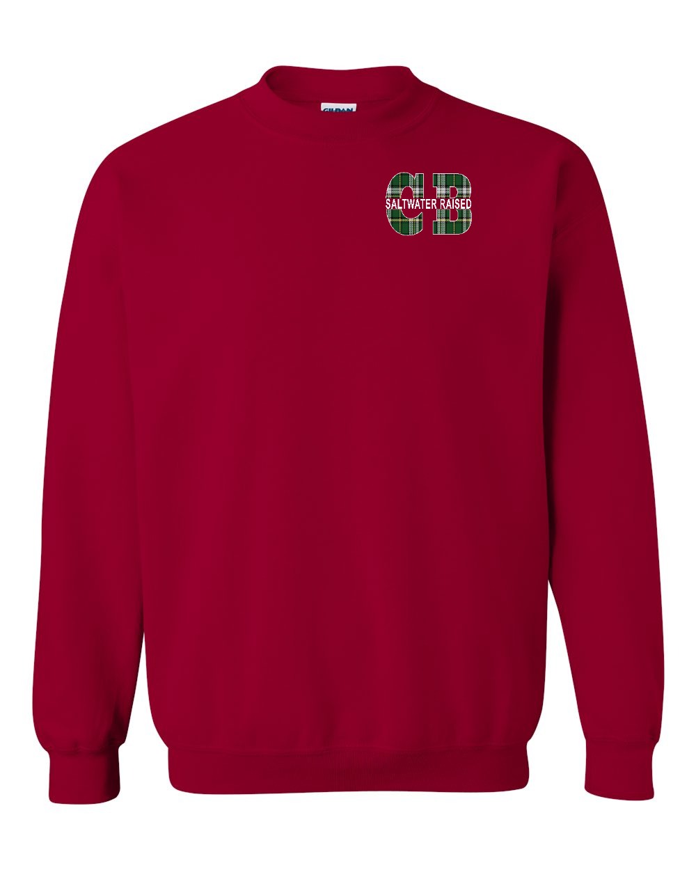 Saltwater Raised CB Left Chest Crewneck Sweatshirt - Unisex
