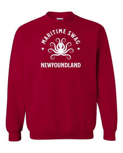 Maritime Swag Newfoundland Octopus Full Crewneck Sweatshirt