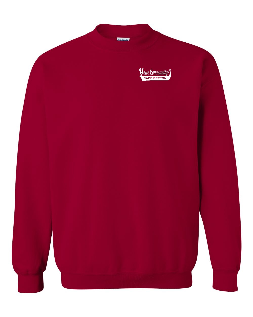 Custom Your Community Swoop (CB) Left Chest Crewneck Sweatshirt - Unisex