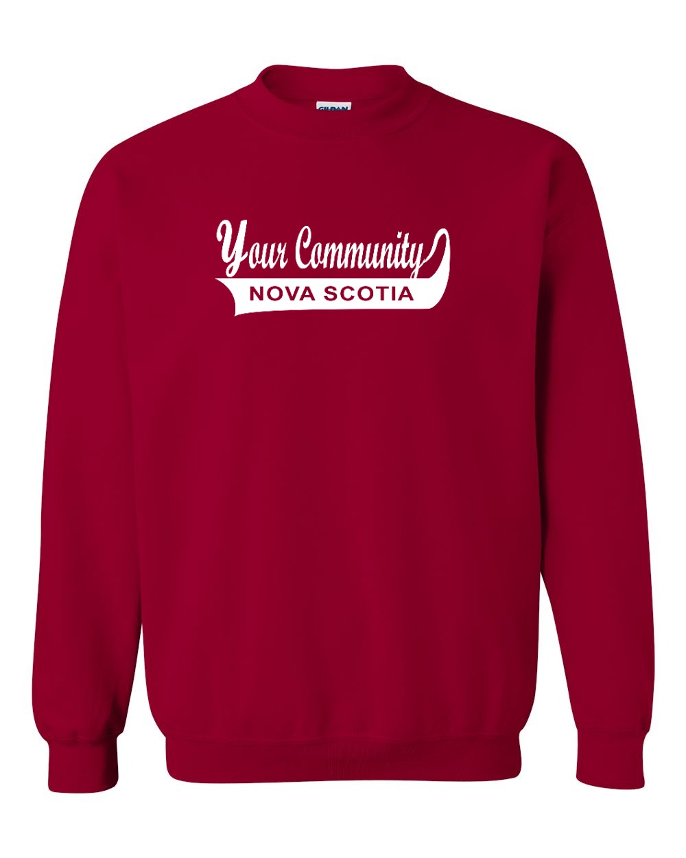 Custom Your Community Swoop (NS) Crewneck Sweatshirt - Unisex