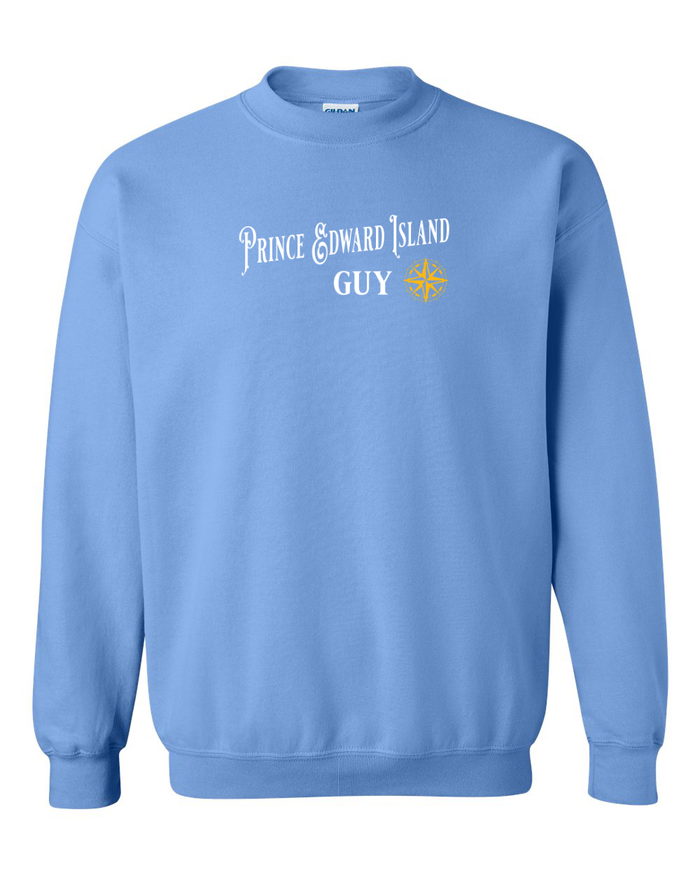 PEI Guy Yellow Compass Crewneck Sweatshirt - Unisex