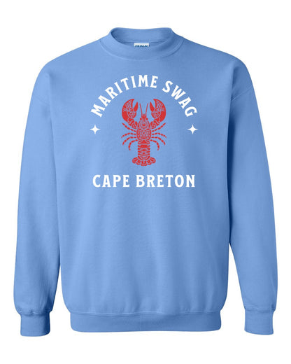 Maritime Swag Cape Breton Mandala Red Lobster Full Crewneck Sweatshirt