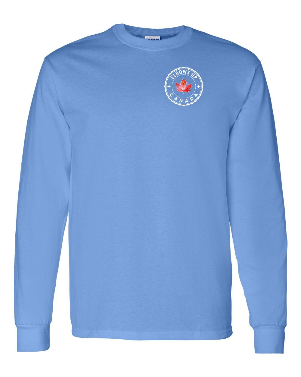 Elbows up Leaf Left Chest and Back Long Sleeve
