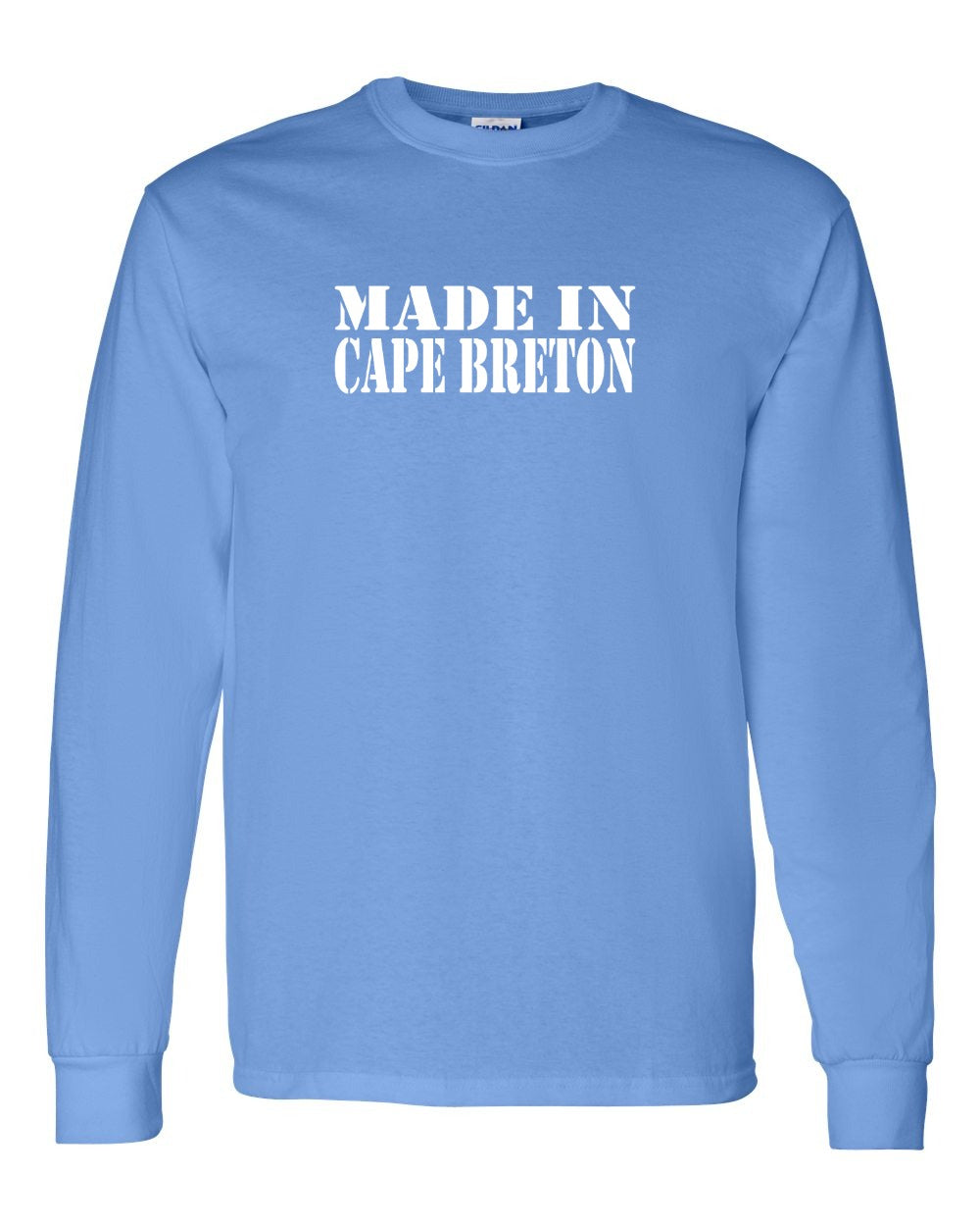 Made In Cape Breton White Full Long Sleeve Tee