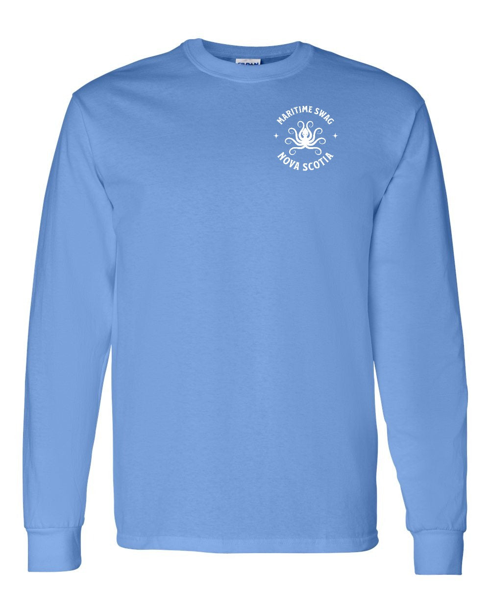 Maritime Swag Nova Scotia Octopus Left Chest Long Sleeve Tee