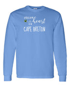 A piece of My heart in CB Tartan Heart Long Sleeve Tee - Unisex