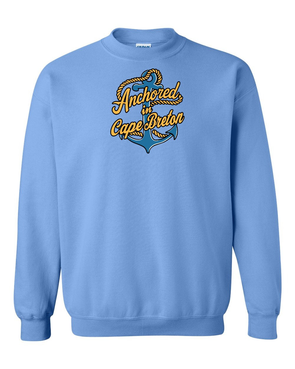 Anchored in Cape Breton (New Design) Full Crewneck Sweatshirt
