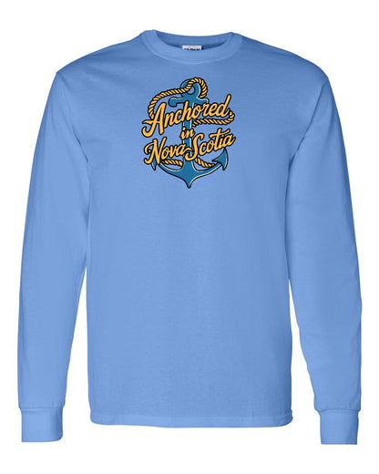 Anchored in Nova Scotia (New Design) Full Long Sleeve Tee