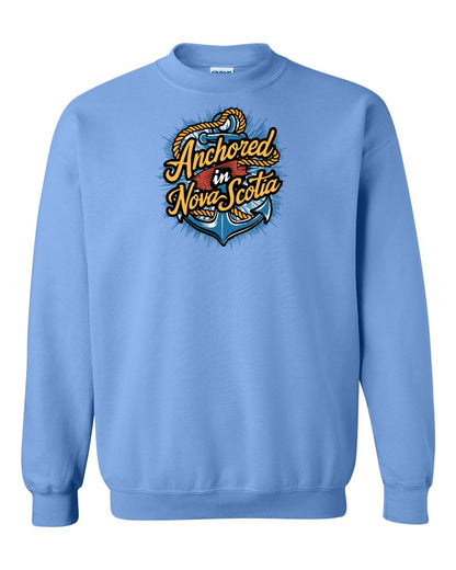 Anchored In Nova Scotia (Old Design) Full crew-neck