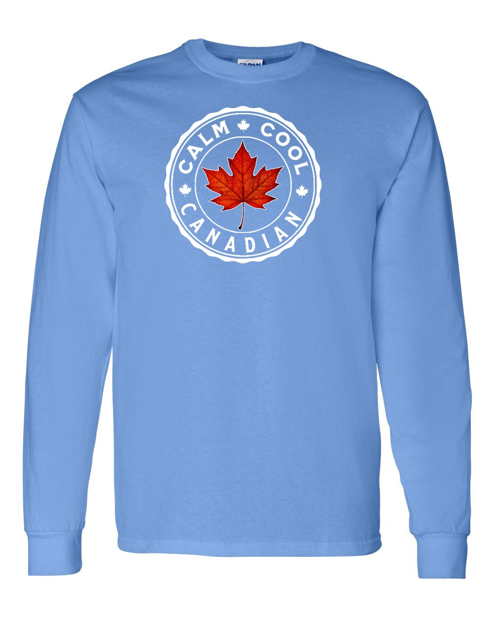 Calm Cool Canadian Leaf Long Sleeve - Gildan Canada (sewn Internationally) - Unisex
