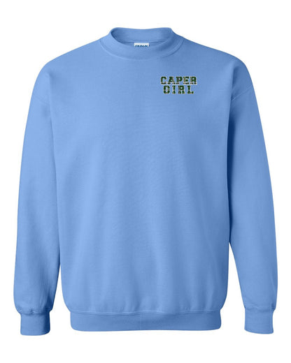 Caper Girl Left Chest Crewneck Sweatshirt