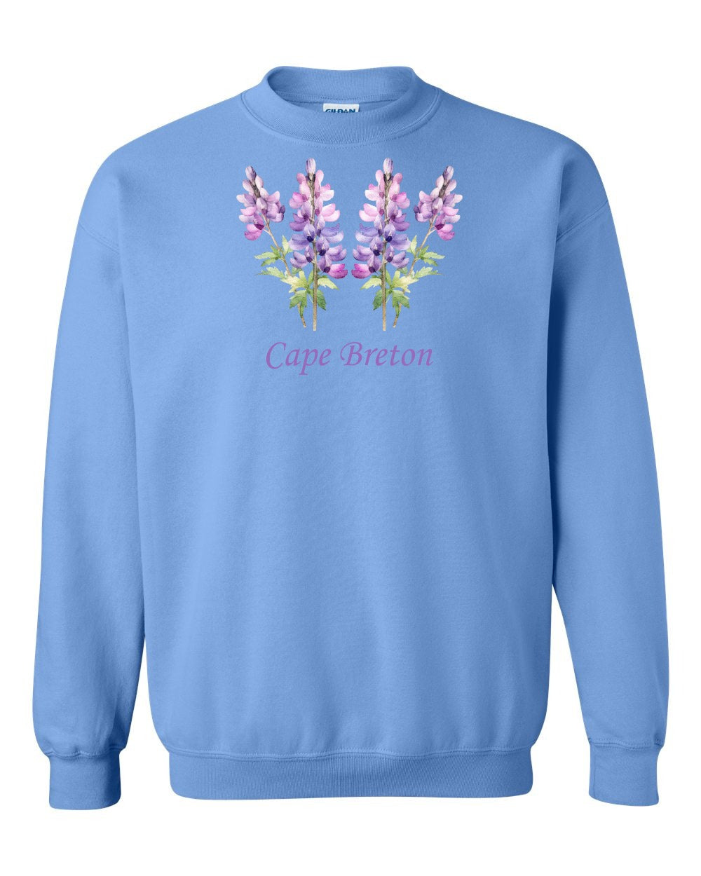 Cape Breton Lupin Full Crewneck Sweatshirt