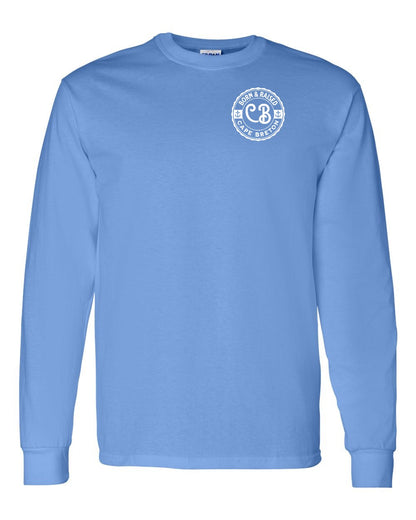 Born & Raised Cape Breton Left Chest and Back Long Sleeve Tee