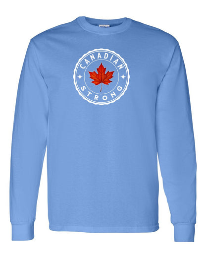 Canadian Strong Leaf Left Chest and Back Long Sleeve